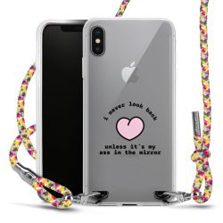 New Carry Case Transparent Stoff colourful/silber