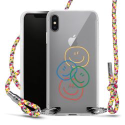 New Carry Case Transparent Stoff colourful/silber