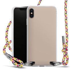 New Carry Case Transparent Stoff colourful/silber