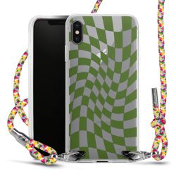 New Carry Case Transparent Stoff colourful/silber