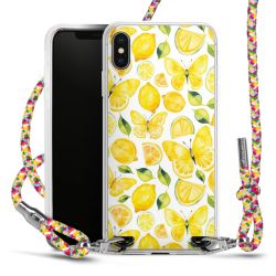 New Carry Case Transparent Stoff colourful/silber