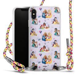 New Carry Case Transparent Stoff colourful/silber