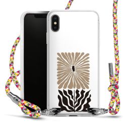 New Carry Case Transparent Stoff colourful/silber