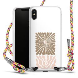 New Carry Case Transparent Stoff colourful/silber