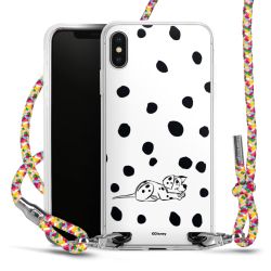 New Carry Case Transparent Stoff colourful/silber