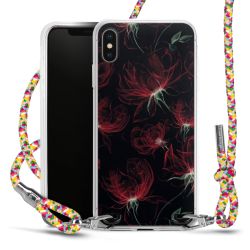 New Carry Case Transparent Stoff colourful/silber