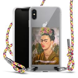 New Carry Case Transparent Stoff colourful/silber