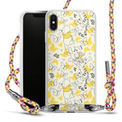 New Carry Case Transparent Stoff colourful/silber