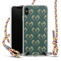 New Carry Case Transparent Stoff colourful/silber