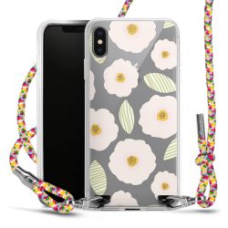 New Carry Case Transparent Stoff colourful/silber