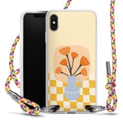 New Carry Case Transparent Stoff colourful/silber