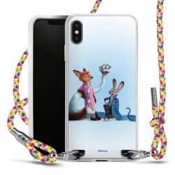 New Carry Case Transparent Stoff colourful/silber