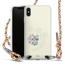 New Carry Case Transparent Stoff colourful/silber