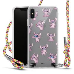 New Carry Case Transparent Stoff colourful/silber