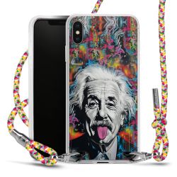 New Carry Case Transparent Stoff colourful/silber