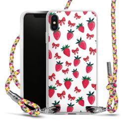 New Carry Case Transparent Stoff colourful/silber