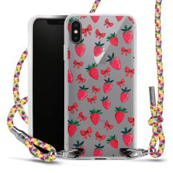 New Carry Case Transparent Stoff colourful/silber