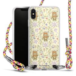 New Carry Case Transparent Stoff colourful/silber