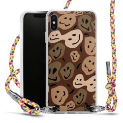 New Carry Case Transparent Stoff colourful/silber