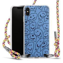 New Carry Case Transparent Stoff colourful/silber