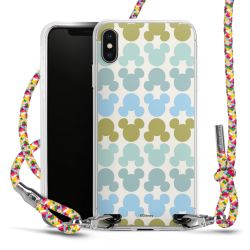 New Carry Case Transparent Stoff colourful/silber