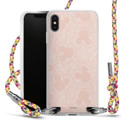 New Carry Case Transparent Stoff colourful/silber