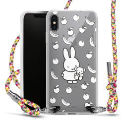 New Carry Case Transparent Stoff colourful/silber