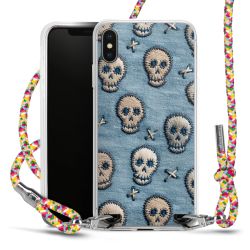 New Carry Case Transparent Stoff colourful/silber