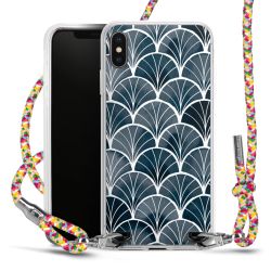 New Carry Case Transparent Stoff colourful/silber