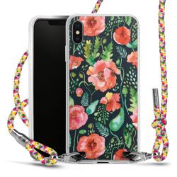 New Carry Case Transparent Stoff colourful/silber