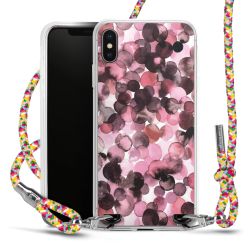 New Carry Case Transparent Stoff colourful/silber