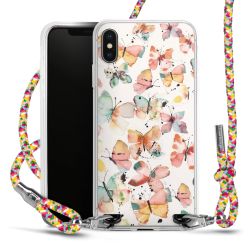 New Carry Case Transparent Stoff colourful/silber