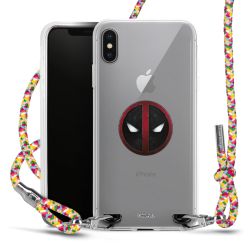 New Carry Case Transparent Stoff colourful/silber