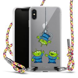 New Carry Case Transparent Stoff colourful/silber