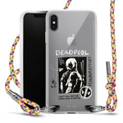 New Carry Case Transparent Stoff colourful/silber