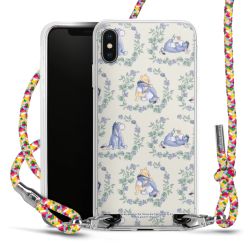 New Carry Case Transparent Stoff colourful/silber