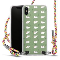 New Carry Case Transparent Stoff colourful/silber