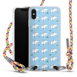 New Carry Case Transparent Stoff colourful/silber