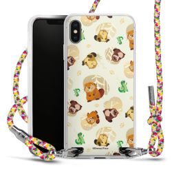 New Carry Case Transparent Stoff colourful/silber