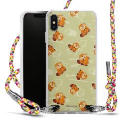 New Carry Case Transparent Stoff colourful/silber