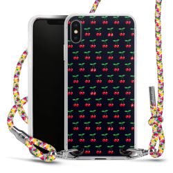 New Carry Case Transparent Stoff colourful/silber