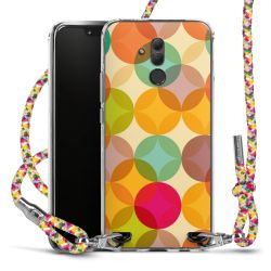 New Carry Case Transparent Stoff colourful/silber