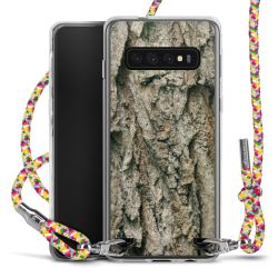 New Carry Case Transparent Stoff colourful/silber