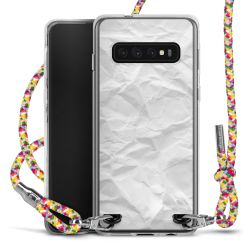 New Carry Case Transparent Stoff colourful/silber