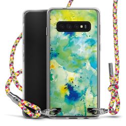 New Carry Case Transparent Stoff colourful/silber