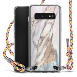 New Carry Case Transparent Stoff colourful/silber