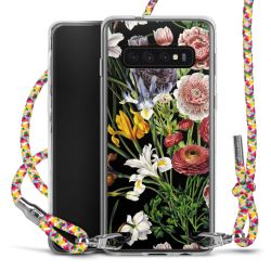 New Carry Case Transparent Stoff colourful/silber