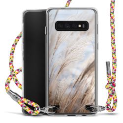 New Carry Case Transparent Stoff colourful/silber