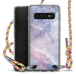 New Carry Case Transparent Stoff colourful/silber