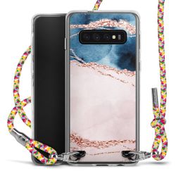 New Carry Case Transparent Stoff colourful/silber